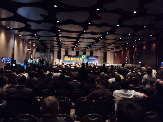 Segundo dia do evento, com a participação dos pré-candidatos à Presidência da República
