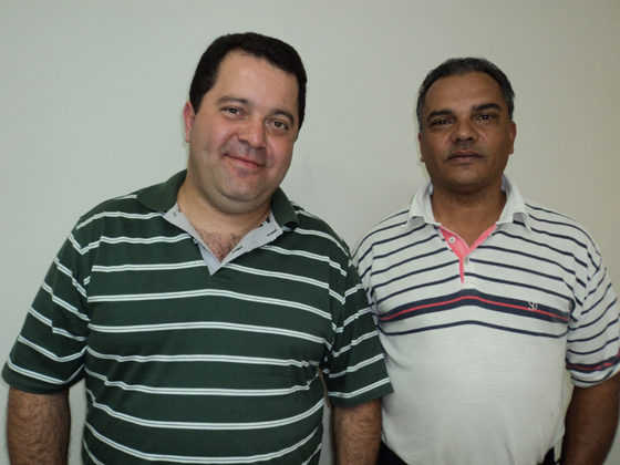 Vereador Fabinho e Toninho do Sindicato
