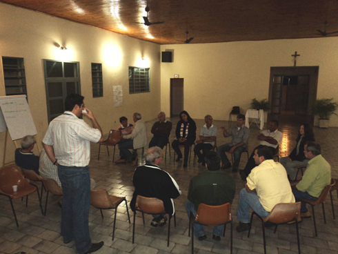 Vereadores de mais participantes da reunião do dia 10 