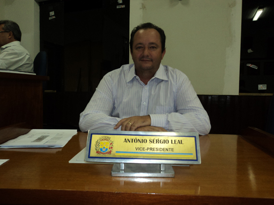 Antônio Sérgio Leal (Vereador Té) – vice-presidente da Casa de Leis (2011-2012)