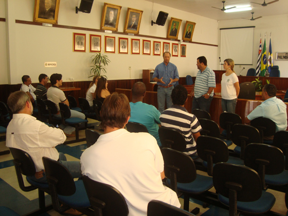 Reunião realizada na Câmara Municipal na sexta-feira, 30