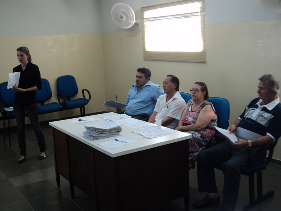 Elaine Cristina Basso (secretária), Marcelo Otaviano, Dr. Cláudio Kubo, Marta Lara e José Carlos Córdova (vice-presidente)