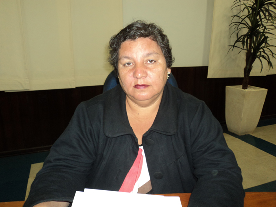 Vereadora Onilda, suplente em exercício