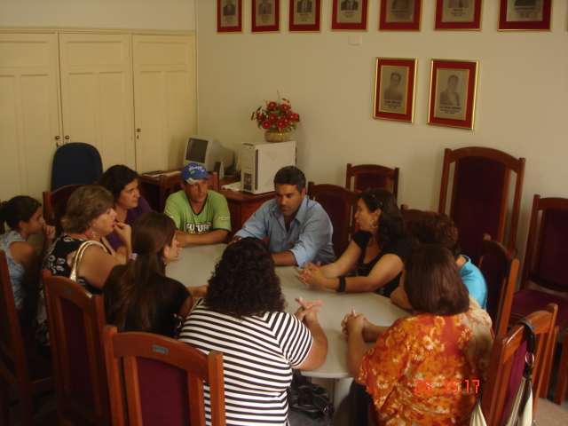 Reunião do presidente com mães de estudantes