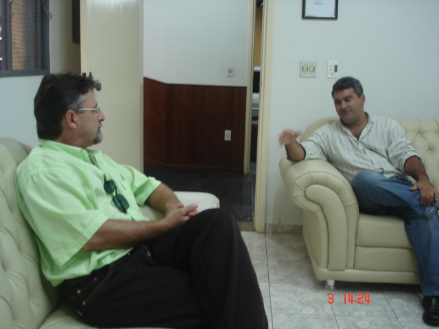 Geromini e o presidente Marcelo