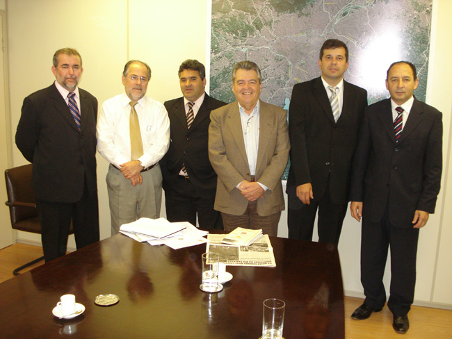 Zinho, Silvio, Marcelo, Mauro Arce, Alexandre e Vinholi
