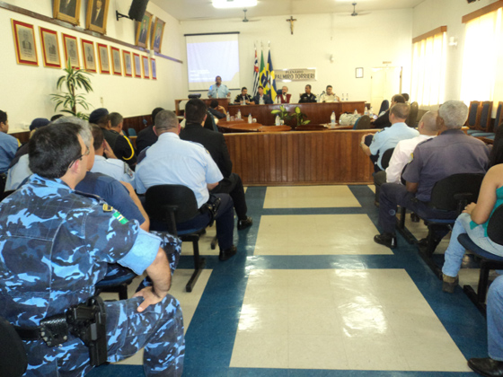 Representantes das GCM's de mais de 20 cidades estiveram reunidos na Câmara Municipal