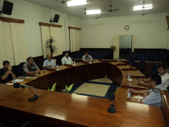 Reunião do Conseg realizada no dia 30