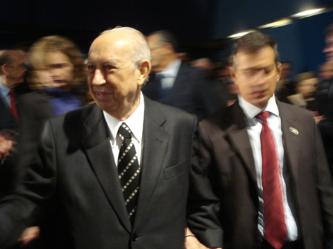 O vice-presidente José Alencar no dia do evento em sua homenagem