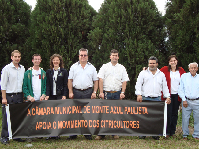 Câmara apoia movimento de citricultores