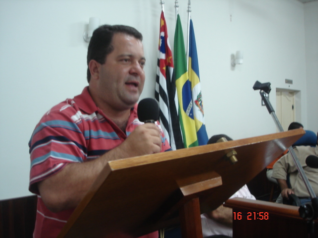 Fabinho da Delegacia na sessão na última sessão de março