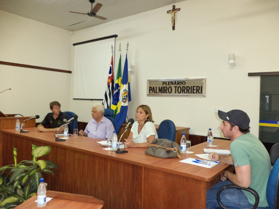 Membros da diretoria presidida por Luiz Carlos da Silva