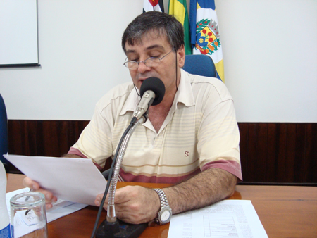 Dr. Lemo, vereador que presidiu a reunião
