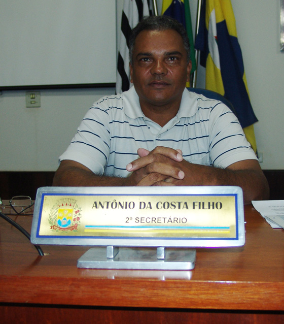 Vereador Toninho do Sindicato: 2º secretário da mesa diretora