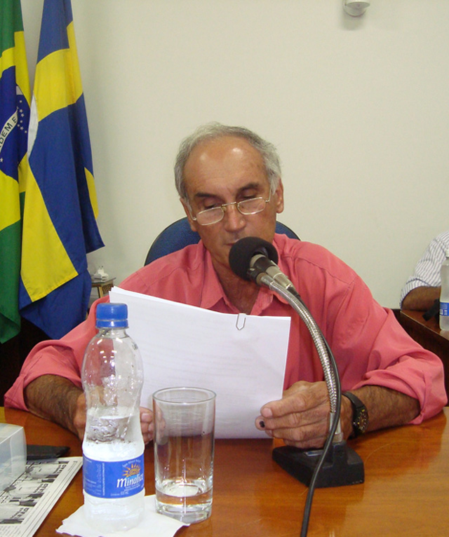 Vereador Nardo Gurjon, 1º secretário da Mesa Diretora