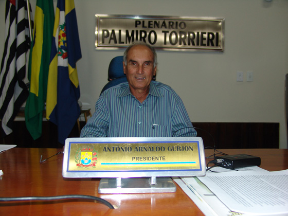 Nardo Gurjon: presidente do Legislativo Municipal