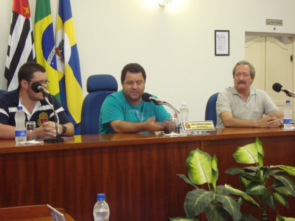 Gabriel Plaza, vereador Fabinho e Nolli