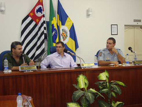 Marcelo, Dr. Carlos Andrade e Tenente Righetti