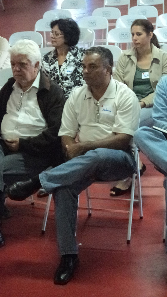 Secretário da Promoção Social, Luiz Carlos da Silva, e o vereador Antônio da Costa Filho