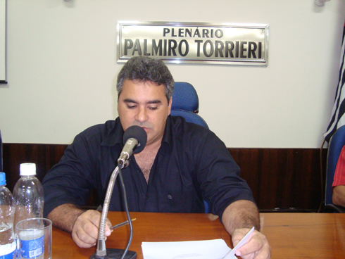 Marcelo Otaviano antes de encerrar a sessão