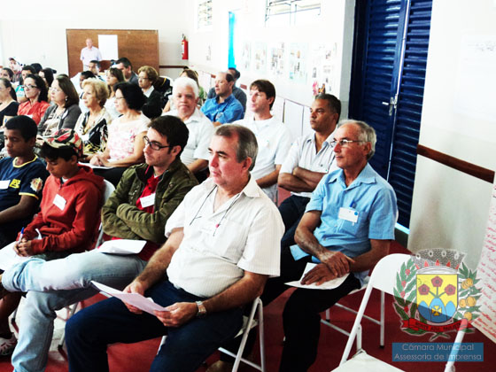 Vereadores Zinho Cantori, Nardo Gurjon e Toninho do Sindicato entre as autoridades que participaram da IX Conferência promovida pelo CMDCA