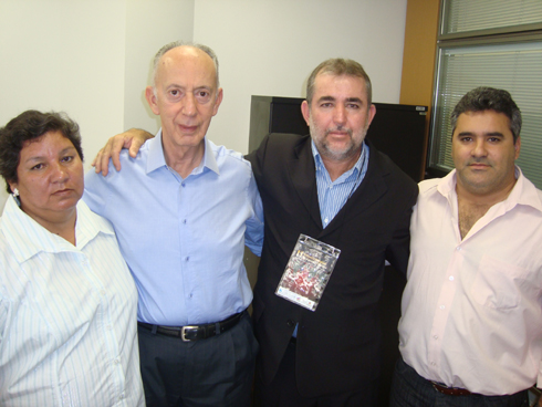 Vereadora Onilda, Uebe Rezeck, Zinho Cantori e Marcelo Otaviano