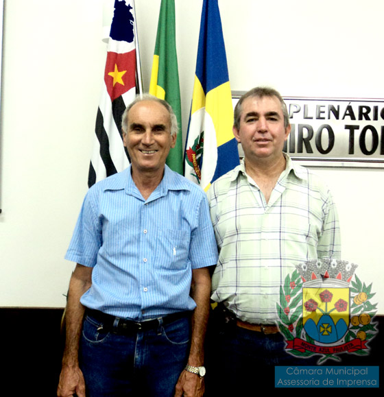Vereador Nardo Gurjon e Zinho Cantori