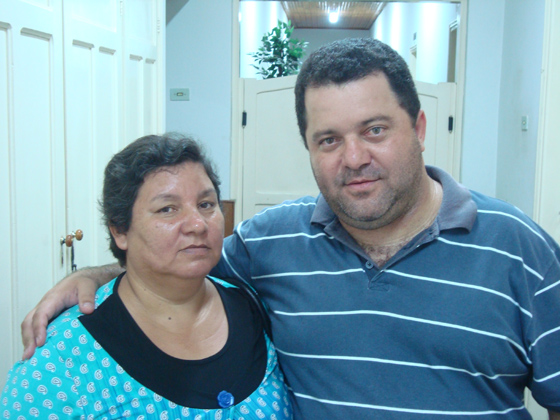 Vereadora Onilda e vereador Fabinho