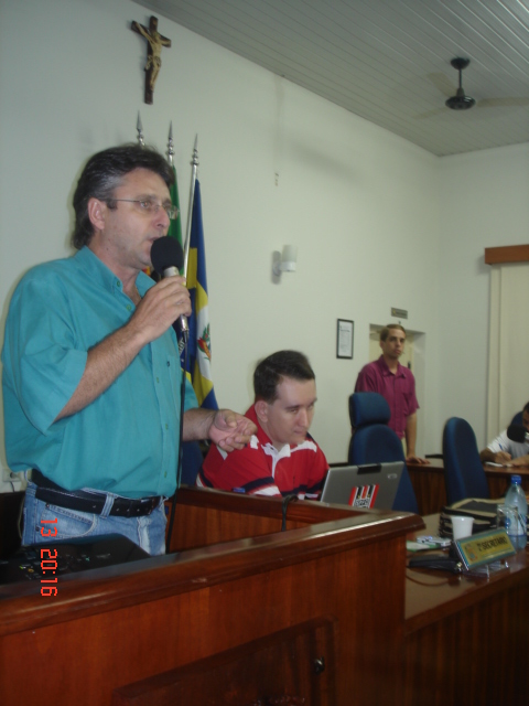 Geromini durante a abertura do evento