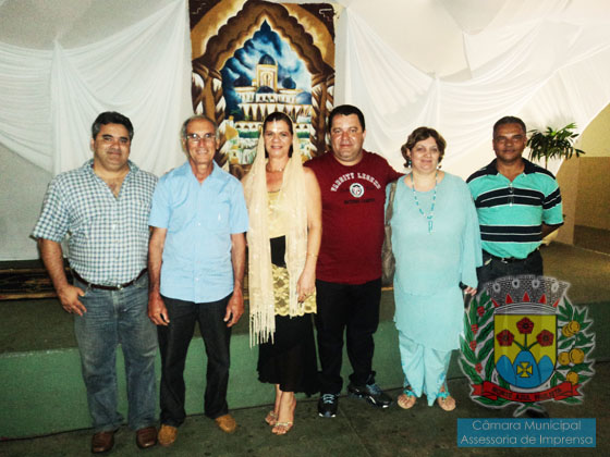 Marcelo Otaviano, Nardo Gurjon, professora Dirceia, Fabinho da Delegacia, professora Márcia e Toninho do Sindicato