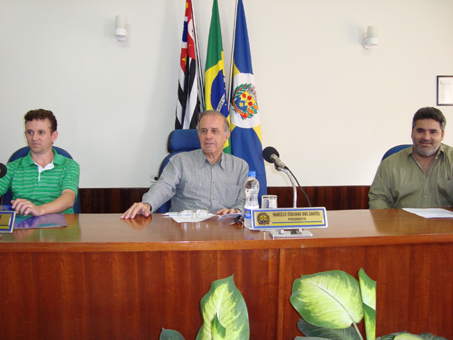 Nilton, Gilberto Arroyo e Marcelo Otaviano