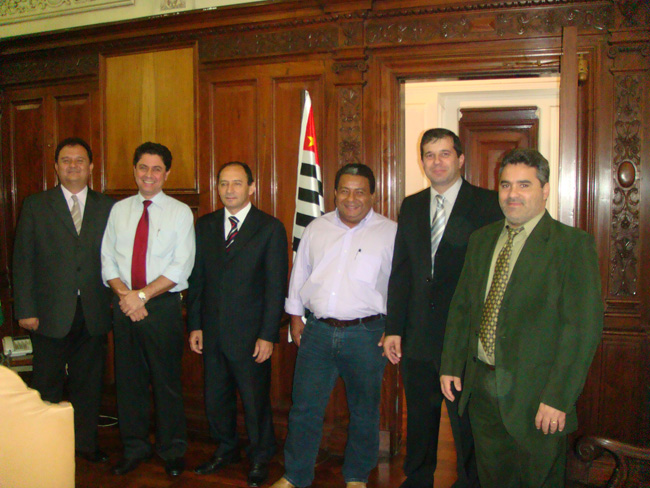 José Carlos, Claury, Geraldo Vinholi, Valdecir, Alexandre e Marcelo