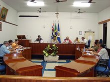 Vereadores na sessão do dia 18