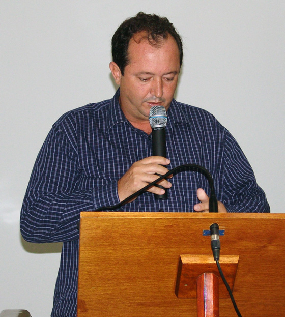 Vereador Té - vice-presidente da Casa de Leis